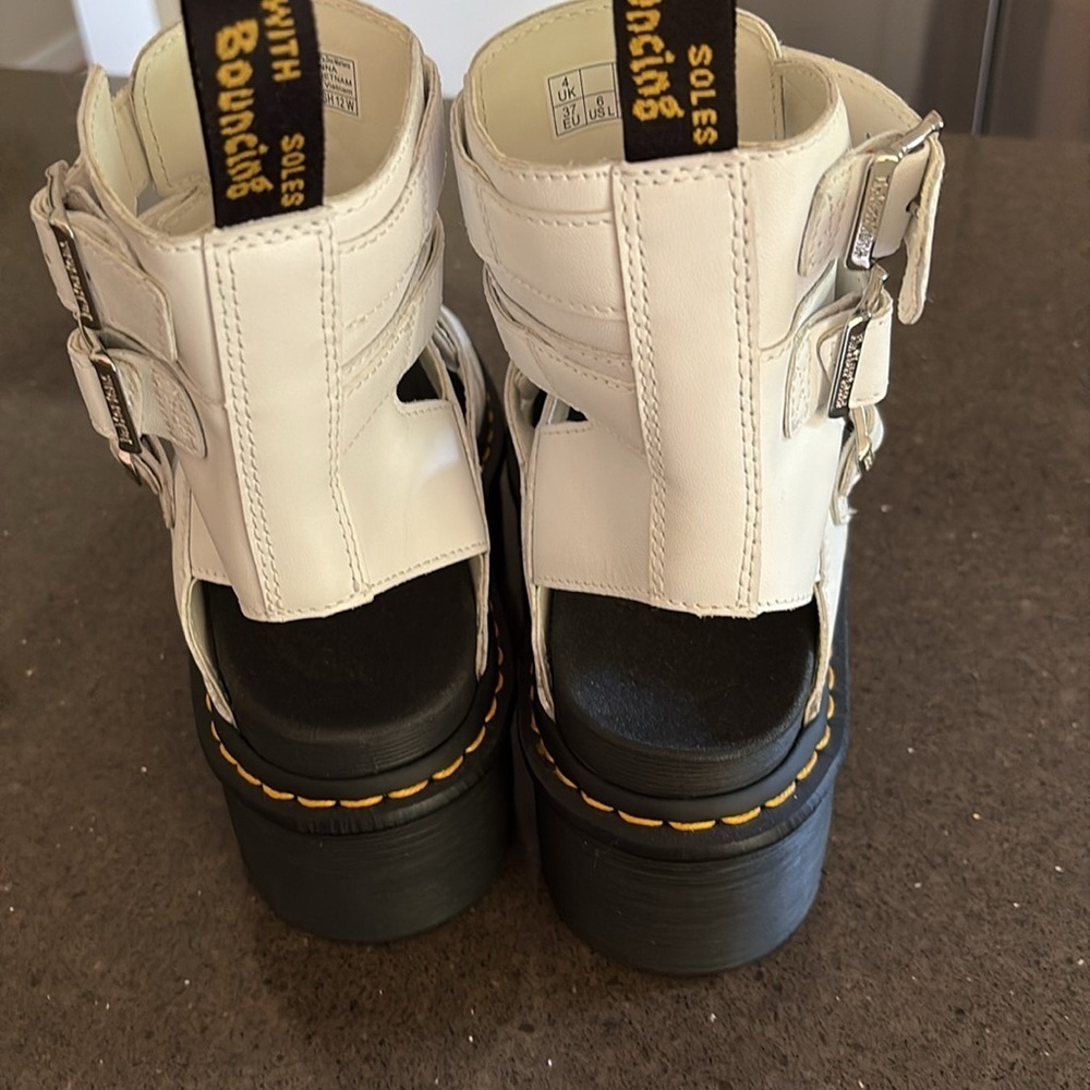 Dr.Martens Giavanna Leather Platform Sandals 7 - Picture 5 of 15